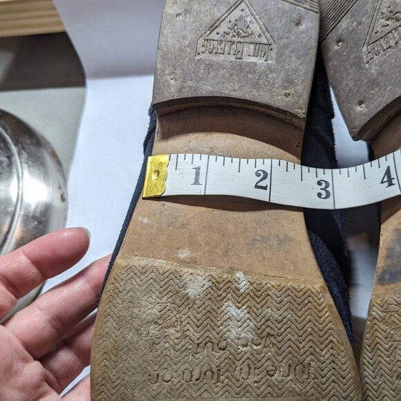 CBC Radio Fluevog Blue Suede - Picture 6 of 8